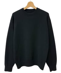 YOKO SAKAMOTO / CREW NECK KNIT super fine wool -BLACK-