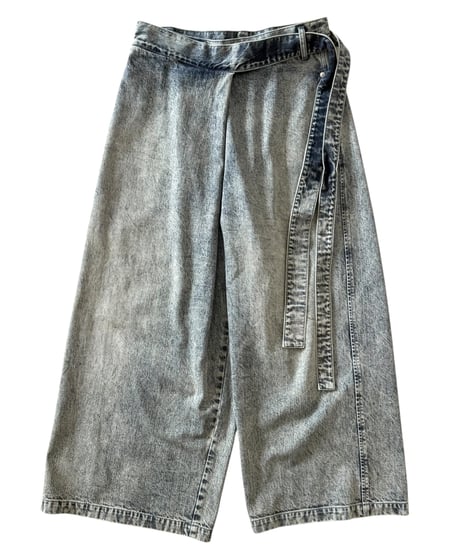 Nomàt / WRAP PANTS denim -SAND-