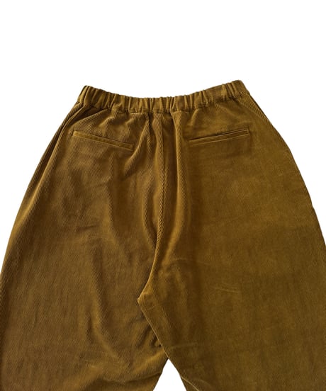 YOKO SAKAMOTO / LIVING PANTS corduroy -AMBER-