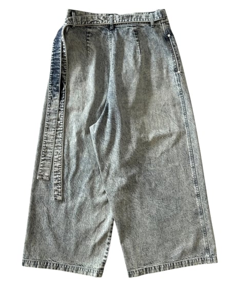 Nomàt / WRAP PANTS denim -SAND-