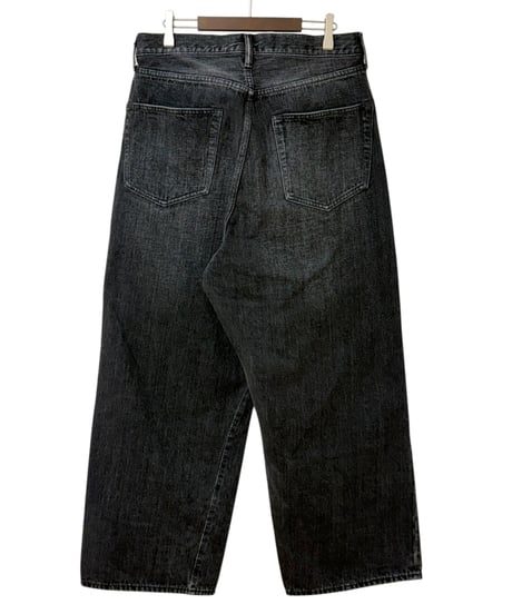 YOKO SAKAMOTO / 5POCKET BAGGY PANTS "USED FADE" -FADE BLACK-