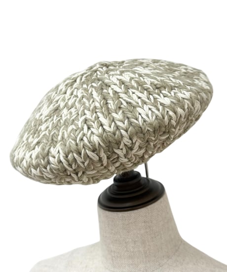 The DUFFER N NEPHEWS / HAND KNITTED BELET -L.BEIGE-