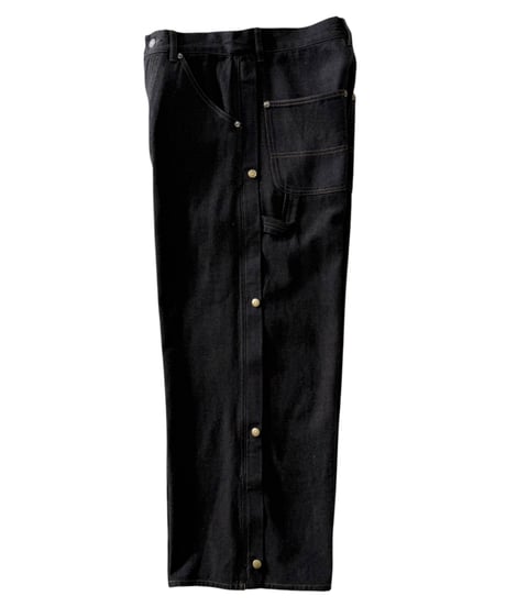 Nomàt / BOILER PANTS cotton wool denim -DARK BROWN-