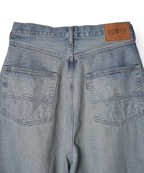 【26AW】 refomed / FRESH MAN DENIM WIDE PANTS by EDWIN "USED" -LIGHT INDIGO-