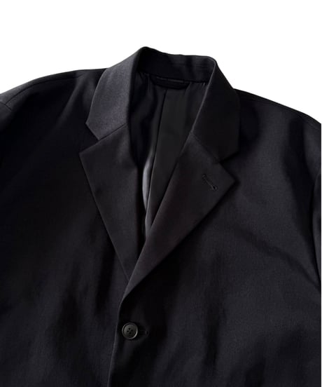 YOKO SAKAMOTO / SUIT JACKET brushed gabardine -BLACK-