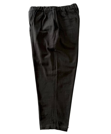 YOKO SAKAMOTO / WIDE EASY PANTS brushed flannel -OLIVE-