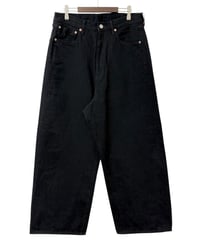YOKO SAKAMOTO / 5POCKET BAGGY PANTS "ONE WASH" -BLACK-