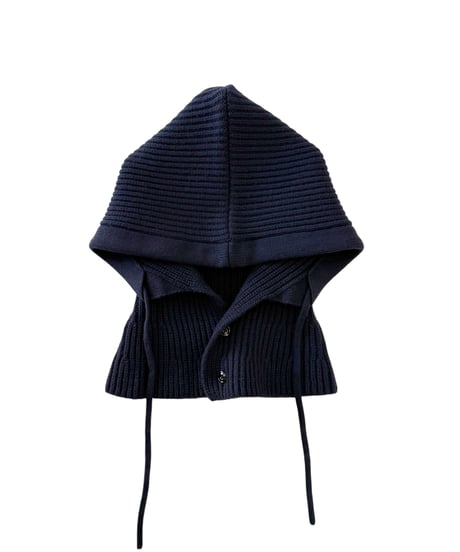 refomed / IDLE KNIT BALACLAVA -NAVY-