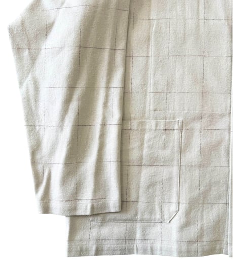 YOKO SAKAMOTO / WORK SHIRT brushed flannel -BEIGE-