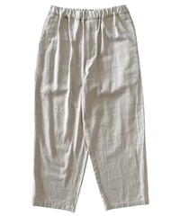 YOKO SAKAMOTO / WIDE EASY PANTS brushed flannel -BEIGE-