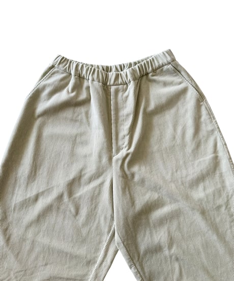 YOKO SAKAMOTO / LIVING PANTS corduroy -IVORY-