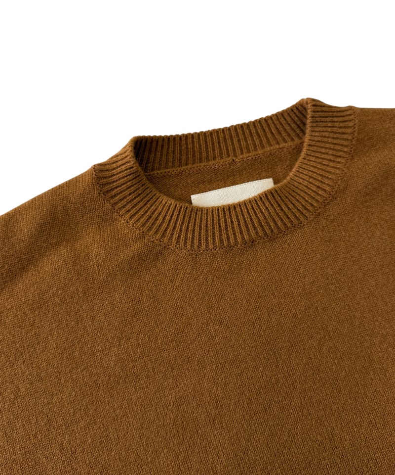 YOKO SAKAMOTO / CREW NECK KNIT super fine wool