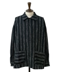 SHINYAKOZUKA / ROOMY SHIRT (ISSUE#9) -BLACK WITH SNOW-