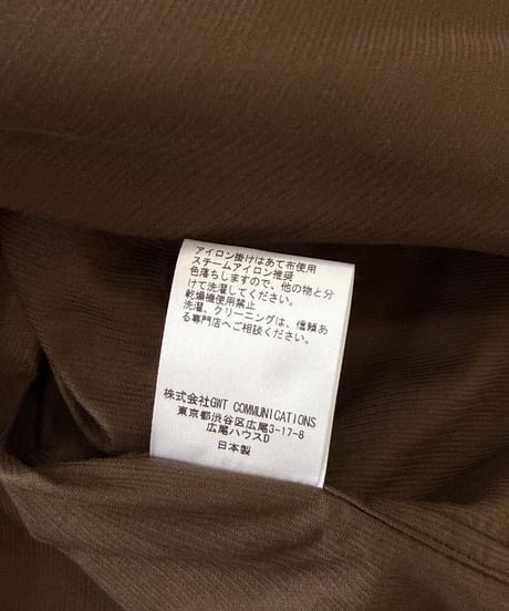 THE DAY / ORGANIC COTTON CORDUROY SHIRT -BROWN-