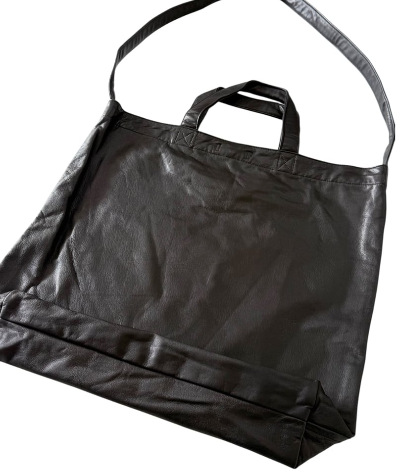 YOKO SAKAMOTO / RESEARCHER BAG LARGE full grain