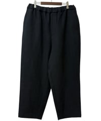 YOKO SAKAMOTO /  WIDE EASY PANTS max high count hemp -BLACK-