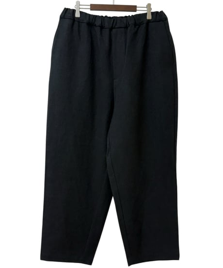 YOKO SAKAMOTO /  WIDE EASY PANTS max high count hemp -BLACK-