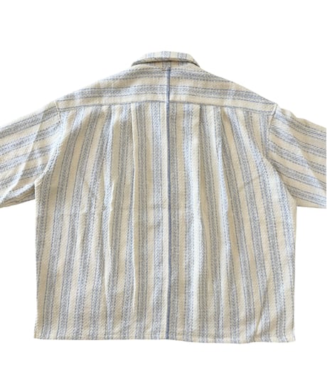 SHINYAKOZUKA / ROOMY SHIRT (ISSUE#9) -BLUE WITH CANVAS-