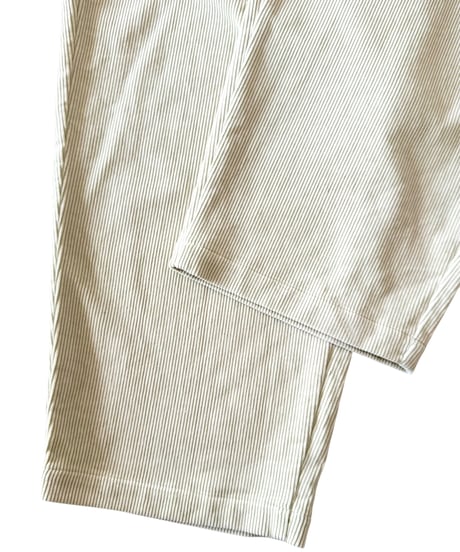 YOKO SAKAMOTO / DOUBLE PLEATED WIDE EASY PANTS corduroy -IVORY-