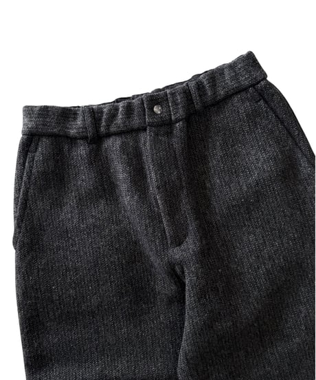 YOKO SAKAMOTO / BC CROPPED TROUSERS beach cloth -CHARCOAL GRAY-