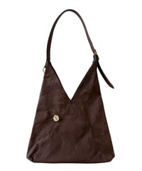 Post Production / HOBO BAG horse nuback -VINTAGE BROWN-