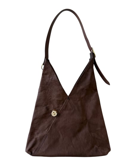 Post Production / HOBO BAG horse nuback -VINTAGE BROWN-