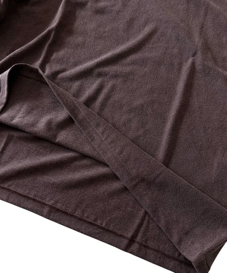 【26AW】 refomed / FRESH MAN LAYERED TEE “CHECK” - BROWN-