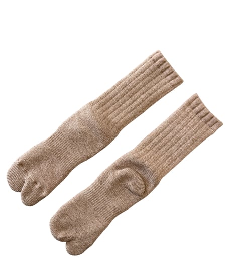 YOKO SAKAMOTO / TABI PILE SOCKS WOOL