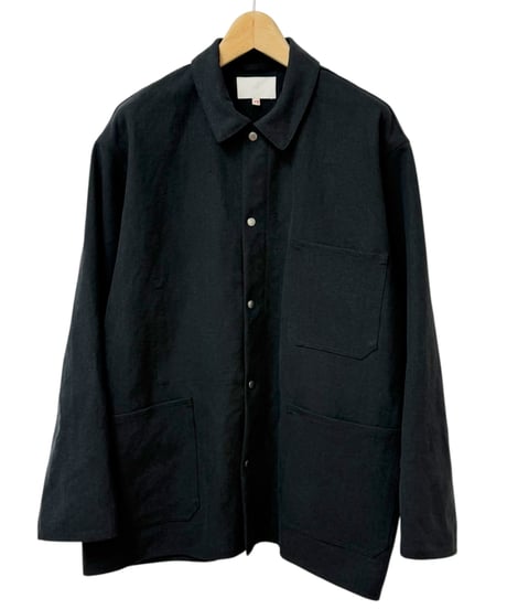 YOKO SAKAMOTO /  WORK SHIRT max high count hemp -BLACK-