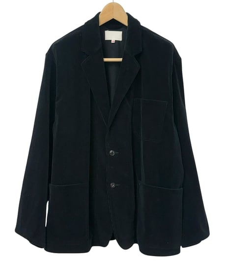 YOKO SAKAMOTO / WORK SUIT JACKET corduroy -BLACK-
