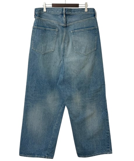 YOKO SAKAMOTO / 5POCKET BAGGY PANTS "USED FADE" -FADE INDIGO-