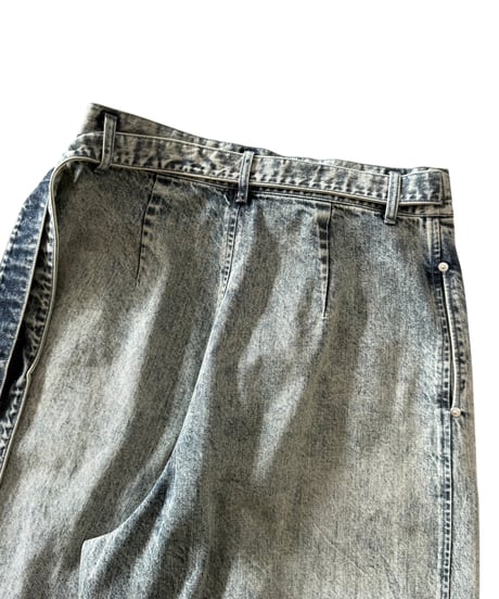 Nomàt / WRAP PANTS denim -SAND-