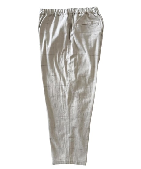 YOKO SAKAMOTO / WIDE EASY PANTS brushed flannel -BEIGE-