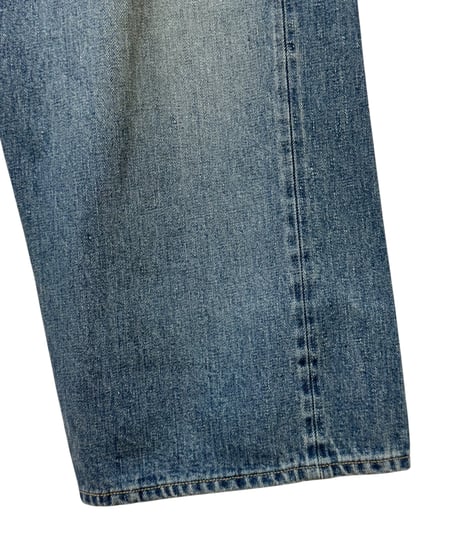 YOKO SAKAMOTO / 5POCKET BAGGY PANTS "USED FADE" -FADE INDIGO-