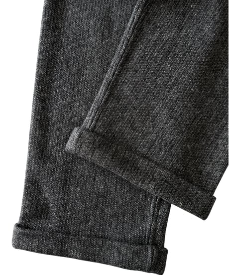 YOKO SAKAMOTO / BC CROPPED TROUSERS beach cloth -CHARCOAL GRAY-