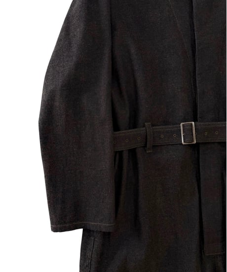 Nomàt / JUMP SUIT c/w denim -DARK BROWN-
