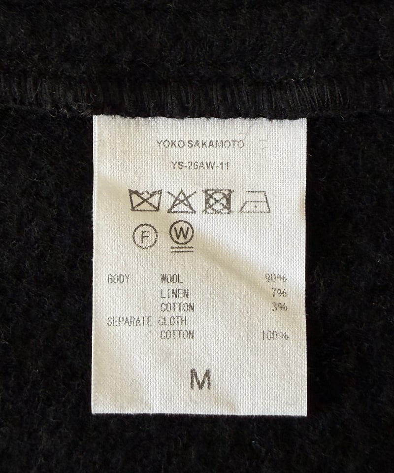 YOKO SAKAMOTO / BC WORK JACKET beach cloth -BLA