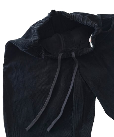 YOKO SAKAMOTO / LIVING PANTS corduroy -BLACK-
