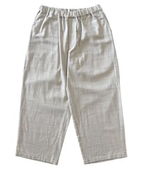 YOKO SAKAMOTO / BAGGY EASY PANTS brushed flannel -BEIGE-