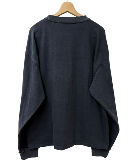 【26AW】 refomed / "MIXER" LONG SLEEVE TEE -CHARCOAL-