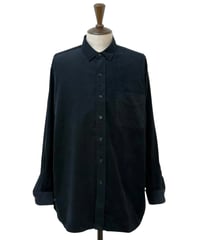 THE DAY / ORGANIC COTTON CORDUROY SHIRT -BLACK-