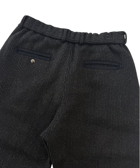 YOKO SAKAMOTO / BC CROPPED TROUSERS beach cloth -BLACK-