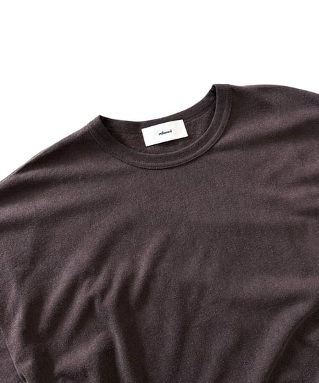 【26AW】 refomed / FRESH MAN LAYERED TEE “CHECK” - BROWN-