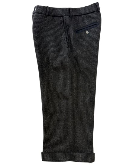 YOKO SAKAMOTO / BC CROPPED TROUSERS beach cloth -BLACK-