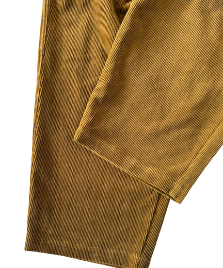 YOKO SAKAMOTO / DOUBLE PLEATED WIDE EASY PANTS corduroy -AMBER-