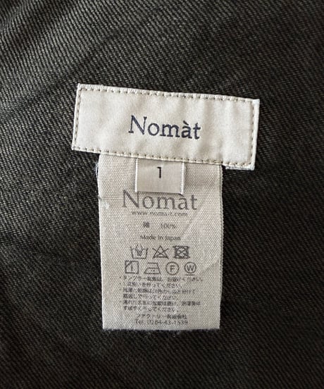 Nomàt / WRAP PANTS denim -MOSS-