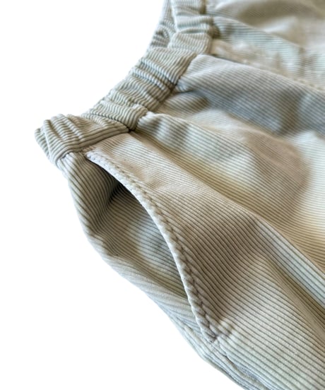 YOKO SAKAMOTO / LIVING PANTS corduroy -IVORY-