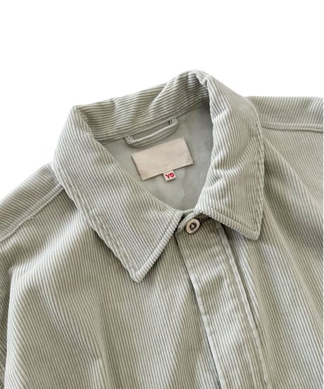 YOKO SAKAMOTO / WORK BLOUSE corduroy -IVORY-