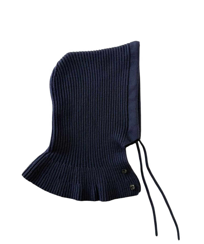 refomed / IDLE KNIT BALACLAVA -NAVY- | YURAGI