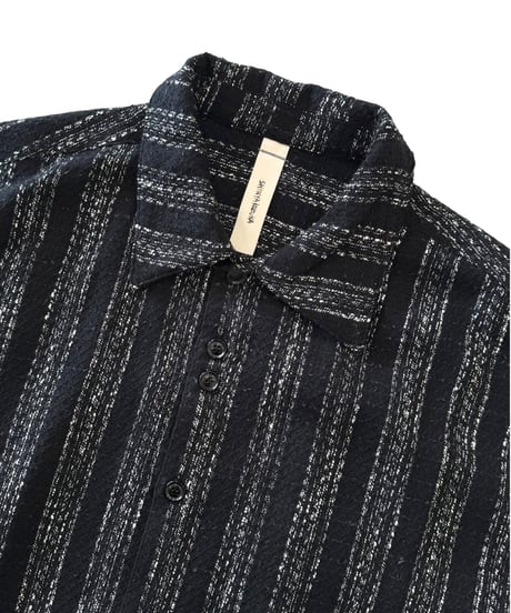 SHINYAKOZUKA / ROOMY SHIRT (ISSUE#9) -BLACK WITH SNOW-